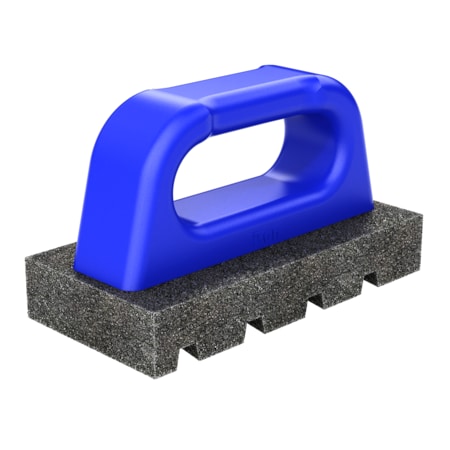 Bon Tool Rub Brick, Fluted 6" X 3" X 1", 60 Grit, Plastic Handle 12-280